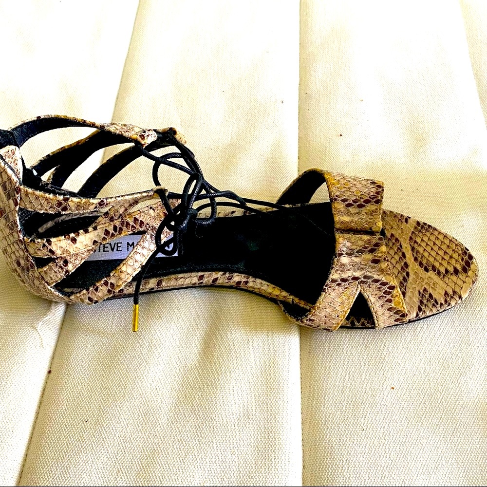 Steve Madden zip back sandals